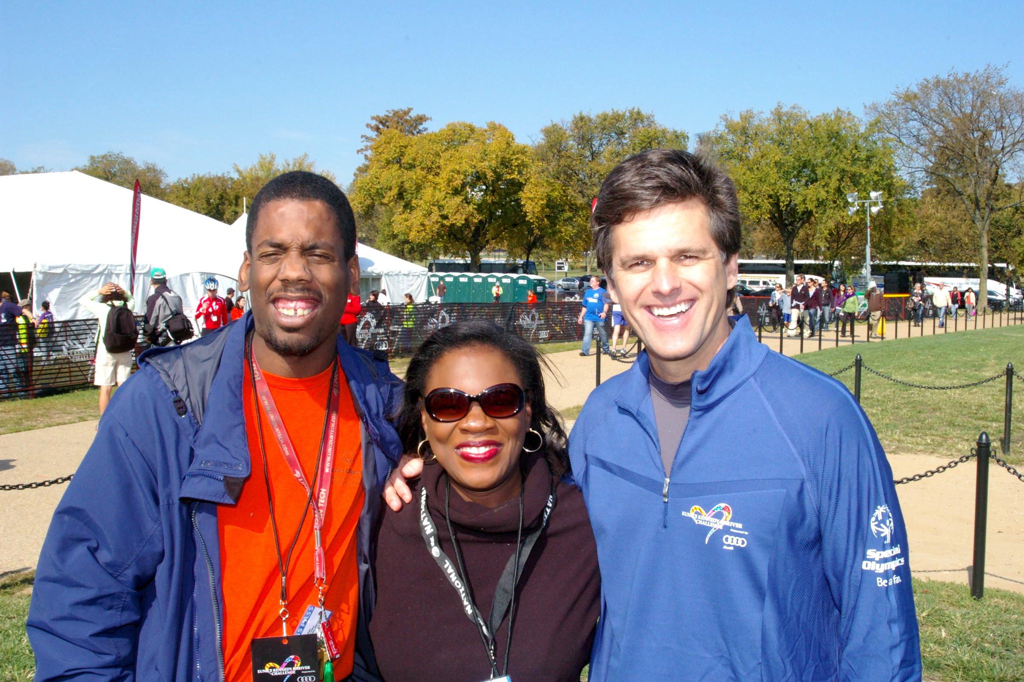 Terrence Baker, Tim Shriver and Wendy