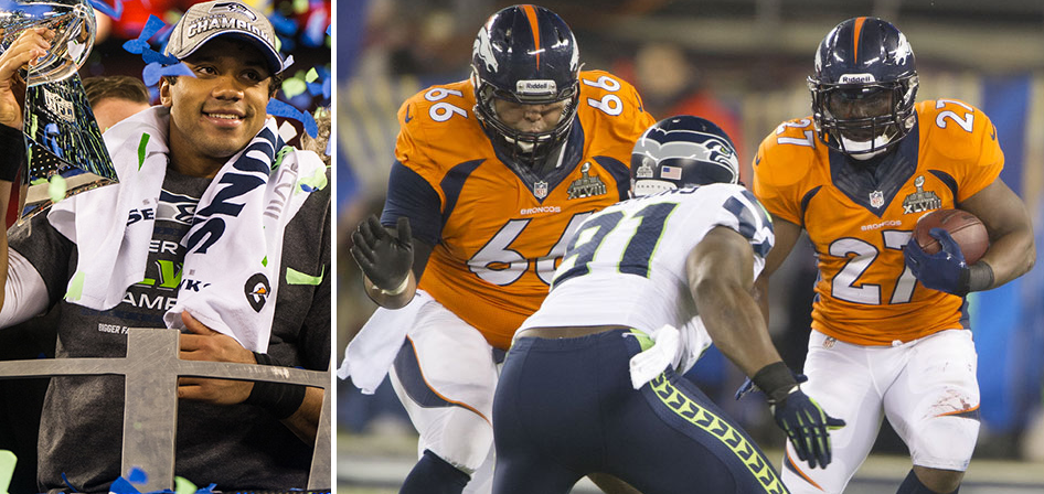Smiling young woman with blonde hair in front of a textured wall.
