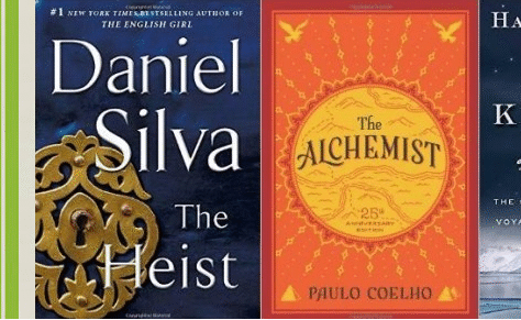 Two bestselling novels side by side, 