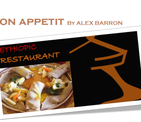 A vibrant Mexican restaurant menu featuring colorful dishes and a striking logo.