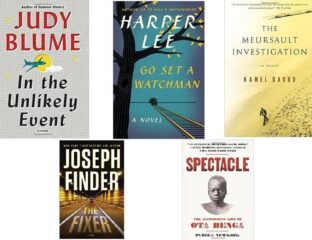 A collection of five diverse books including fiction, psychology, and biography.