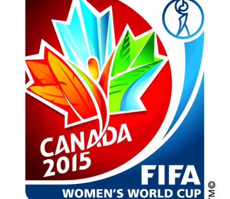 Logo for the 2015 FIFA Women's World Cup in Canada.