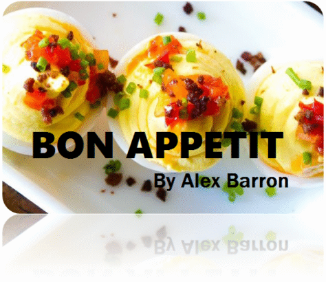Delicious appetizer bites garnished with herbs and spices on a white plate.