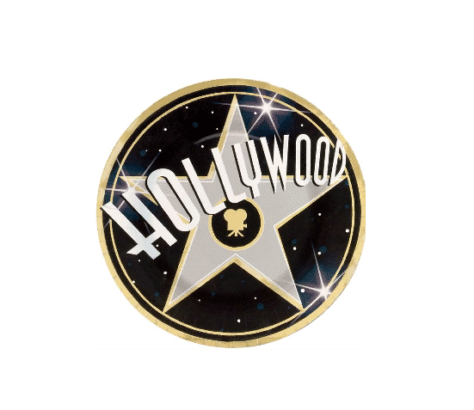 Hollywood Walk of Fame star with a camera icon.