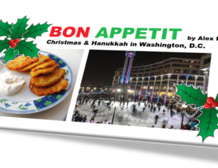 Holiday feast and festive ice skating in Washington, D.C.