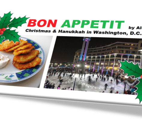 Holiday feast and festive ice skating in Washington, D.C.