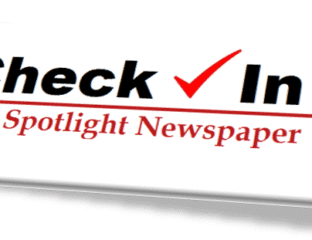 Logo for Check It Out Spotlight Newspapers with a red check mark.