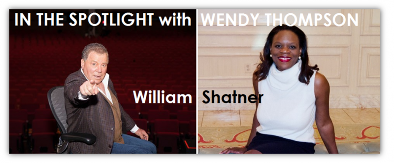 Two individuals seated separately in interview settings with text overlays.