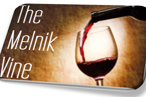 Pouring red wine into a glass with text overlay.