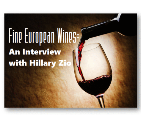 Pouring red wine into a glass for a European wine interview.