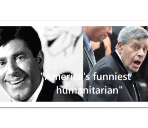Black and white photo of a smiling man with the quote 