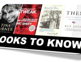 A collection of influential books by Nic Sheff on addiction and recovery.
