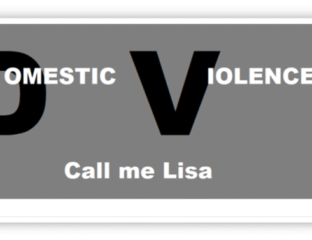 Logo with 'D V' and text 'Call me Lisa' on grey background.