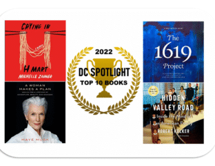 2022 DC Spotlight Top 10 Books with a winner wreath.