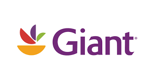Logo featuring a stylized orange and green leaf with the word 'Giant' in purple text.