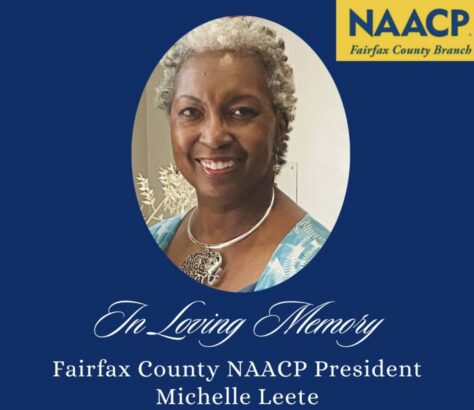 Memorial tribute for Fairfax County NAACP President Michelle Leete.