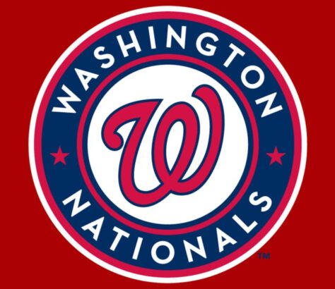 Washington Nationals baseball team logo with a red 'W'.